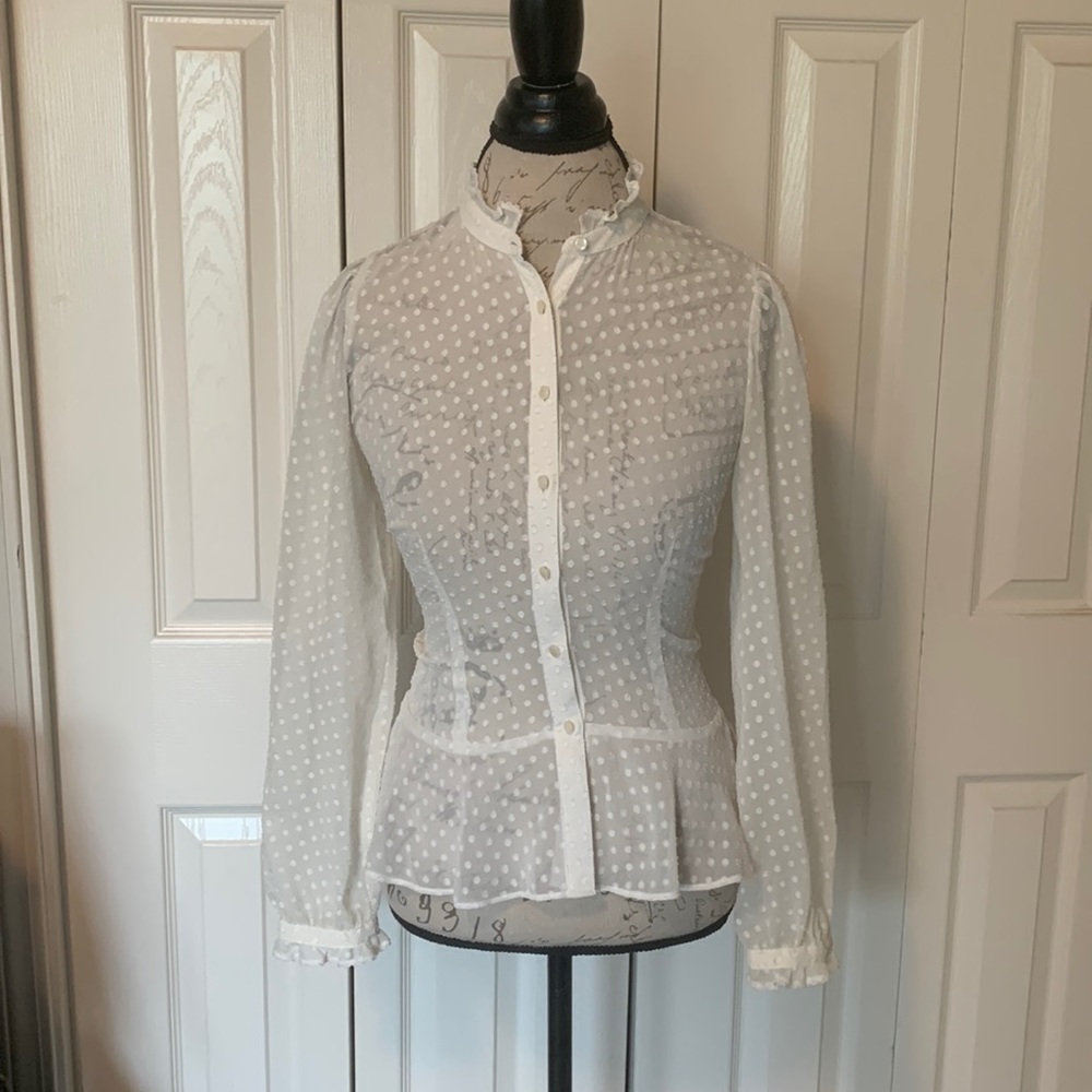 Ann Taylor Loft Peplum Top